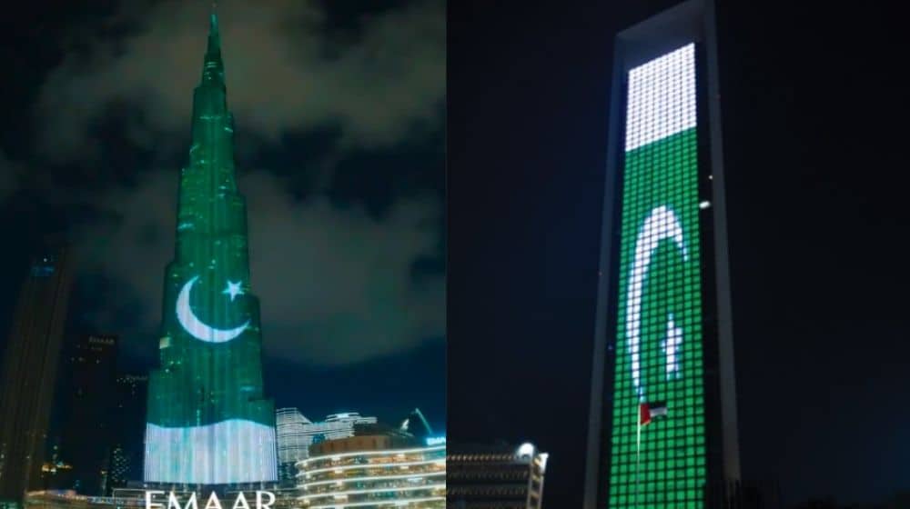Dubai and Abu Dhabi Pay Magnificent Tribute to Pakistan on 23 March