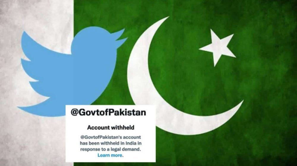 Twitter Blocks Pakistan Govt’s Account in India