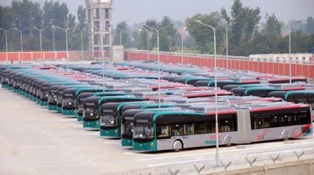 Brand New Peshawar BRT Buses Are Left to Rot Under Open Sky