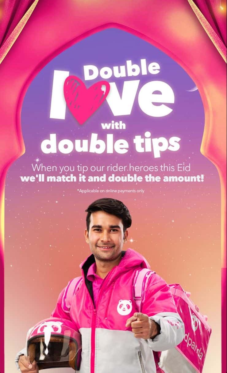 foodpanda Completes Its ‘Double Tips, Double Love’ Campaign for ...
