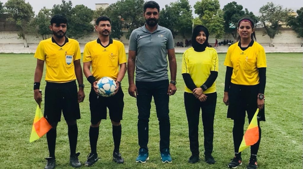 Pakistan’s Female Football Referees Create History by Officiating at National Level