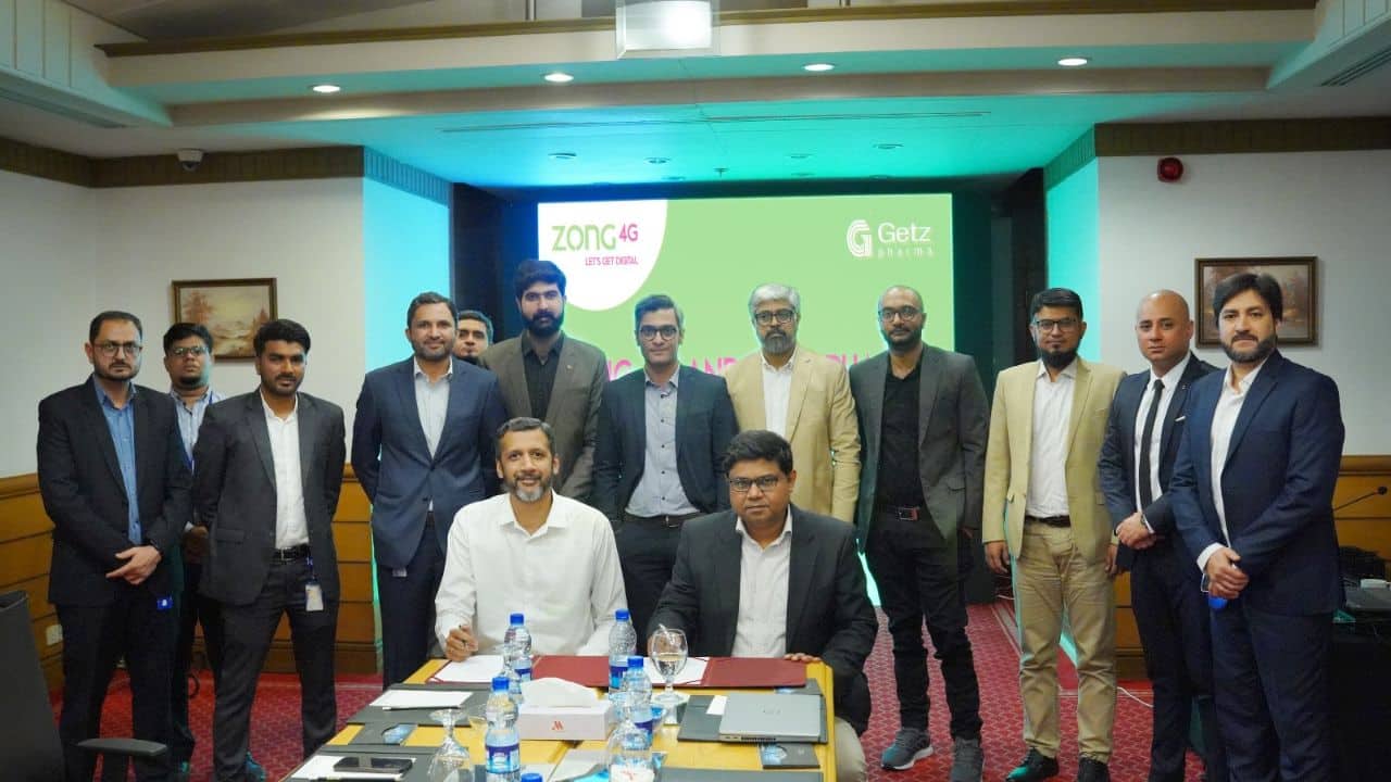 Zong 4G and Getz Pharma (Pvt.) Ltd Sign Corporate Partnership Agreement for Communication and Connectivity Solutions