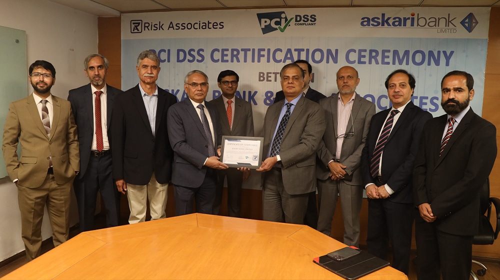Askari Bank Attains Payment Card Industry Data Security Standard Certificate