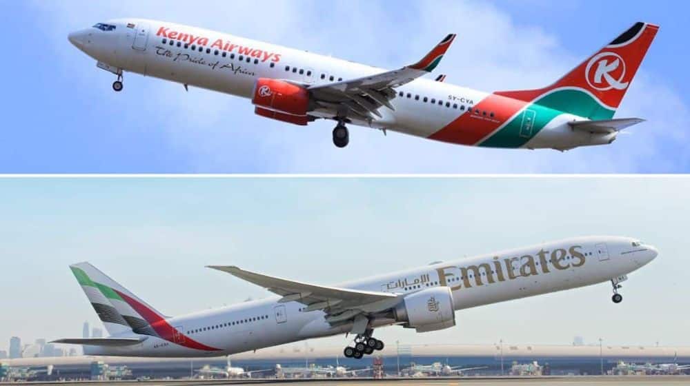 Emirates Kenya Airway 