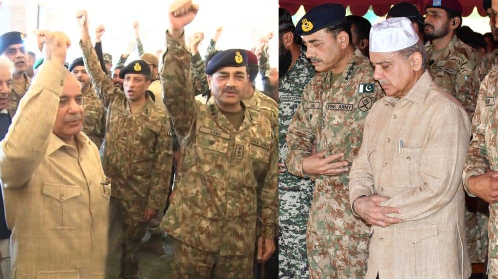 PM Shehbaz and COAS General Asim Munir Celebrated Eid ul Adha on Pak-Afghan Border