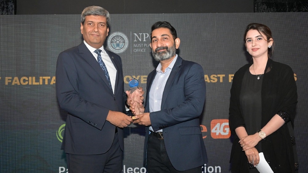 PTCL Recognized as The Most Facilitating Employer at NUST Placement Recognition Awards 2023