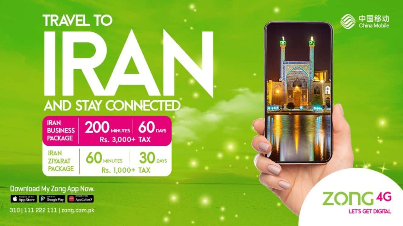 Zong 4G’s Iran Roaming Bundle Makes It Easier for Pilgrims to Stay Connected During Ziyarat