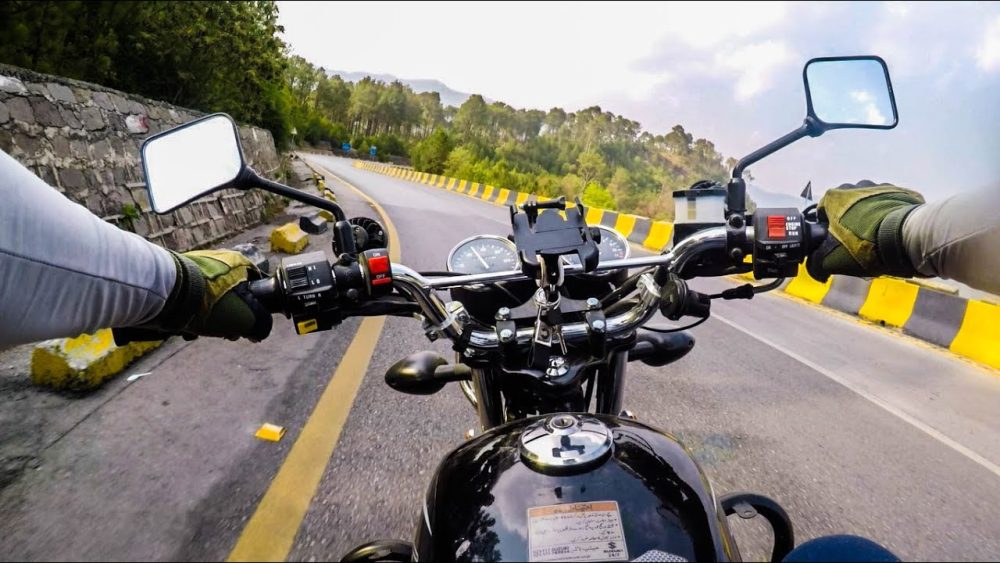 Bikers Displeased for Being Banned at Bhara Kahu Bypass