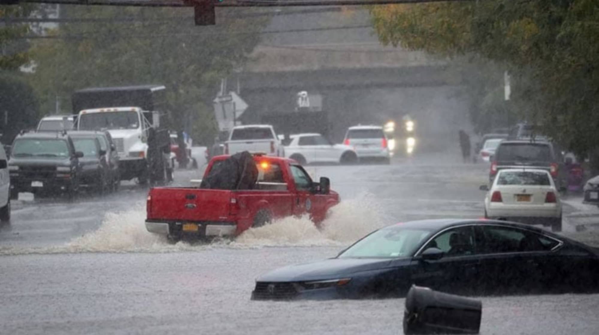 Torrential Downpours Paralyze New York City With Flash Flooding