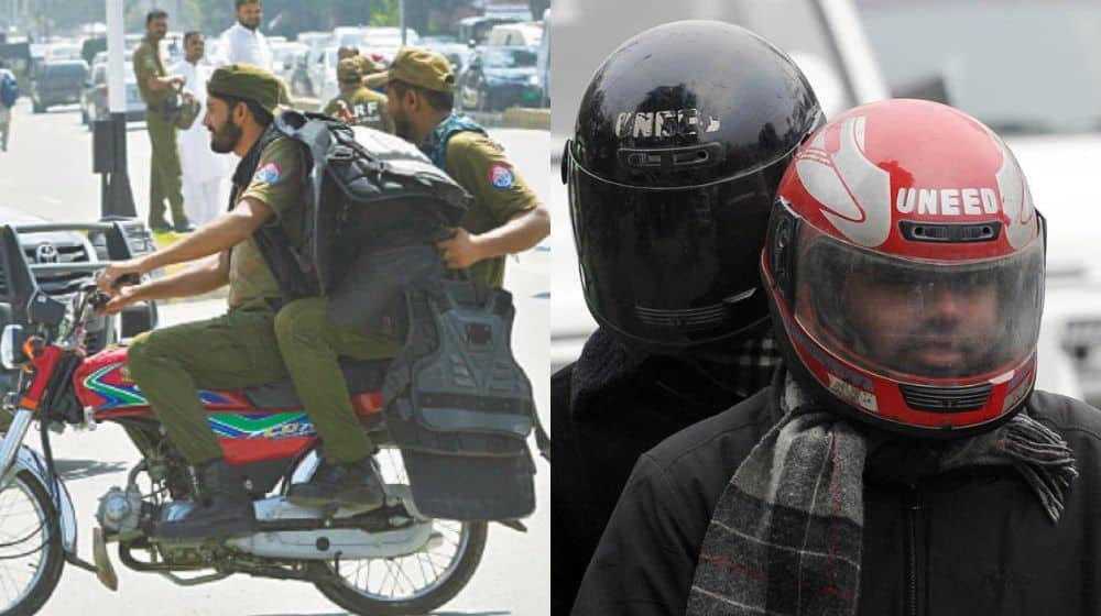 Motorcyclists Without Helmet Banned From Using Major Highways in Lahore