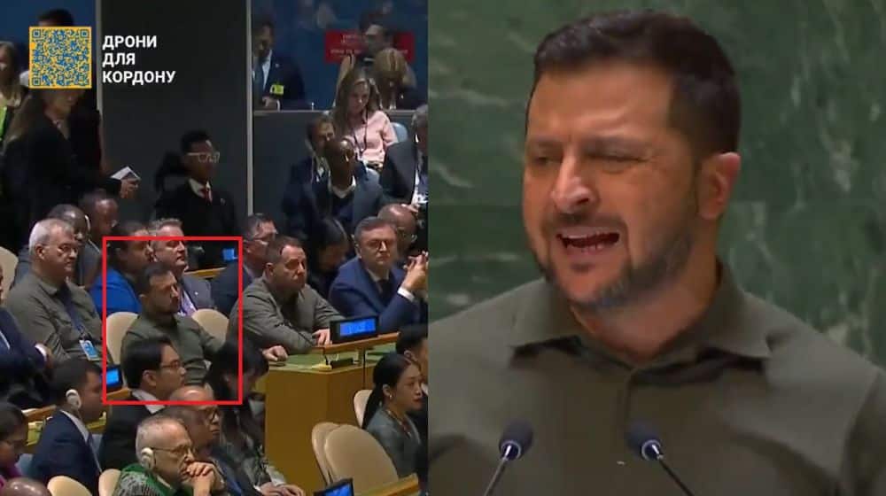Ukrainian Media Shows Zelensky Sitting in Audience During His Own Speech at UN [Video]