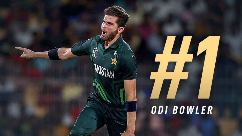 Shaheen Afridi Takes the Throne as No.1 ODI Bowler in the World