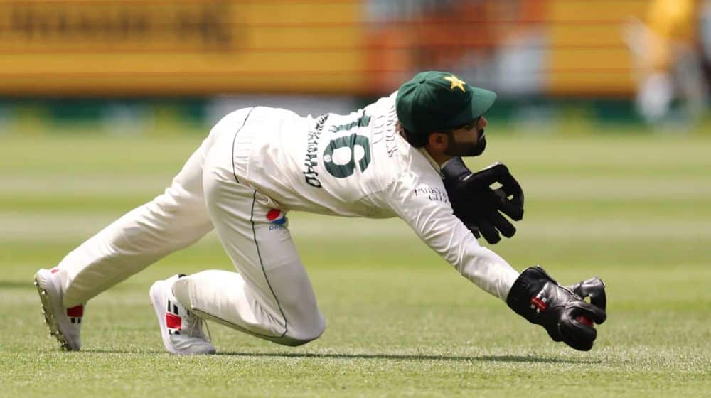 Mohammad Rizwan Proves Doubters Wrong With a Stunning Catch [Video]