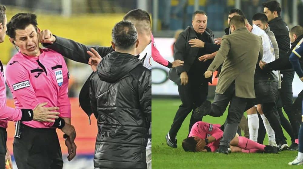 Turkish Referee Punched by Club President After Football Match