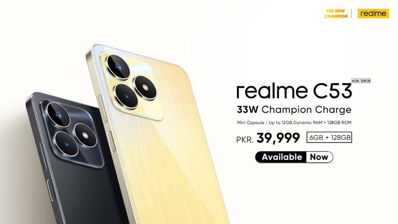 The New Champion Unleashed – realme C53 Goes on Sale in Pakistan