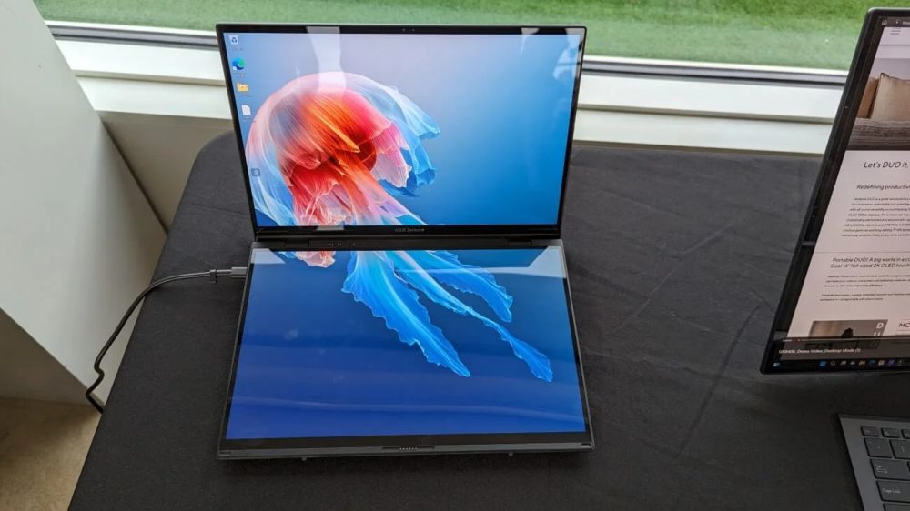 Asus Unveils New Dual Screen Laptop At CES 2024 with Flagship Intel CPU