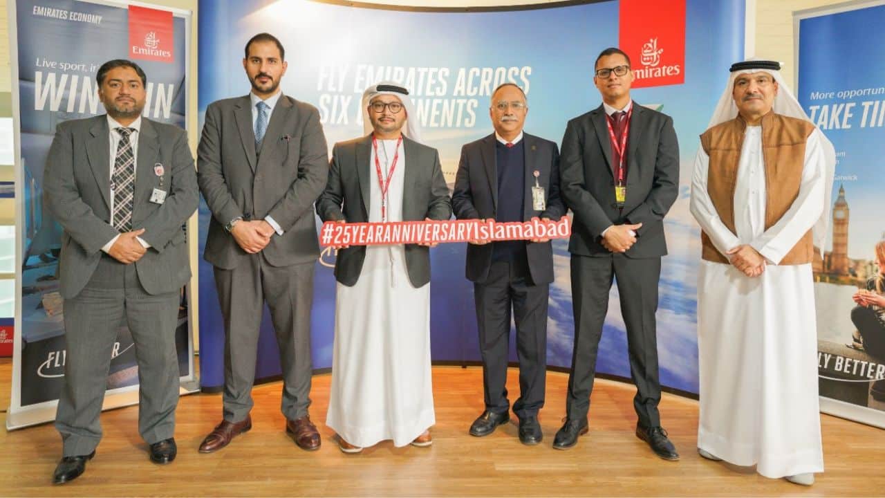 Emirates Celebrates 25 Years of Success Serving Islamabad and Lahore