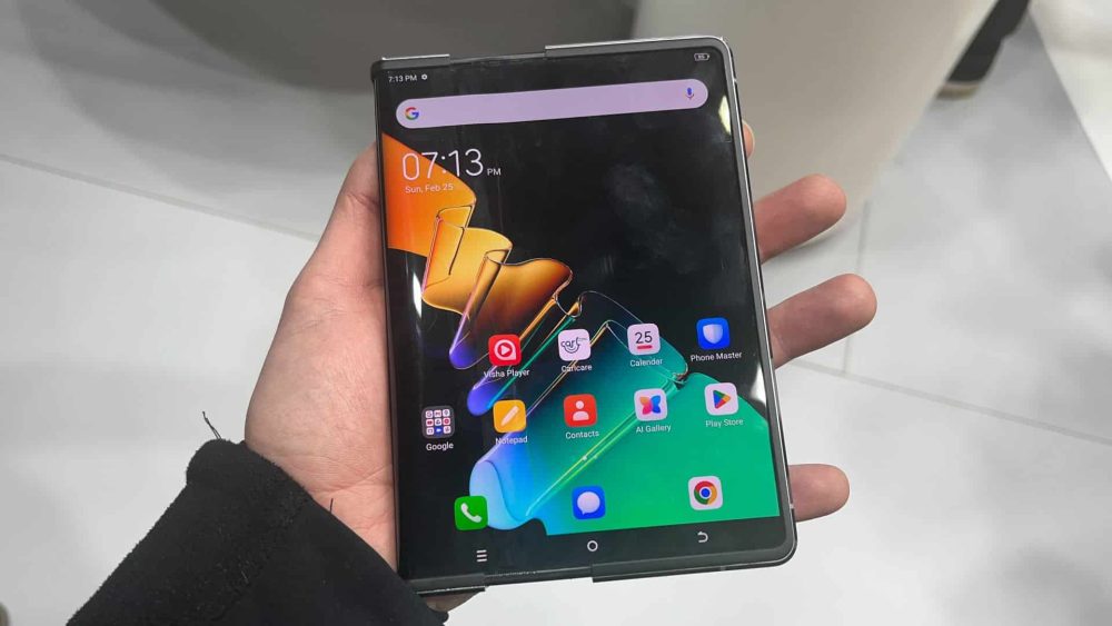 Tecno Showcases Its Latest Rollable Phone Prototype at MWC