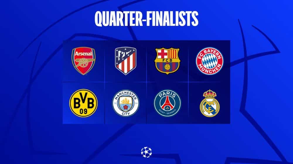 All You Need To Know About The Champions League Quarterfinalists!