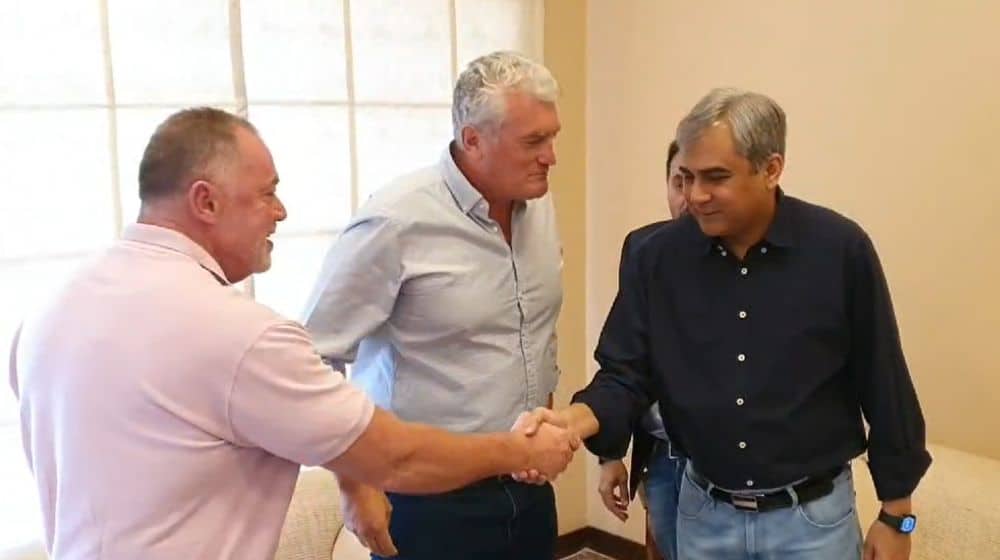 New Zealand Delegation Meets New PCB Chairman in Rawalpindi Ahead Of The T20 Series In April
