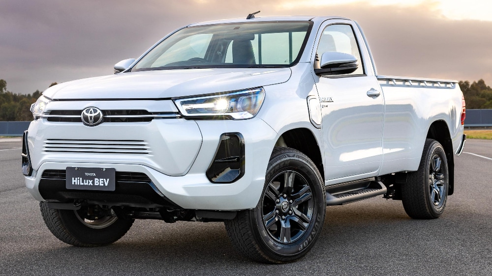Toyota to Mass-Produce All-Electric Hilux by 2025