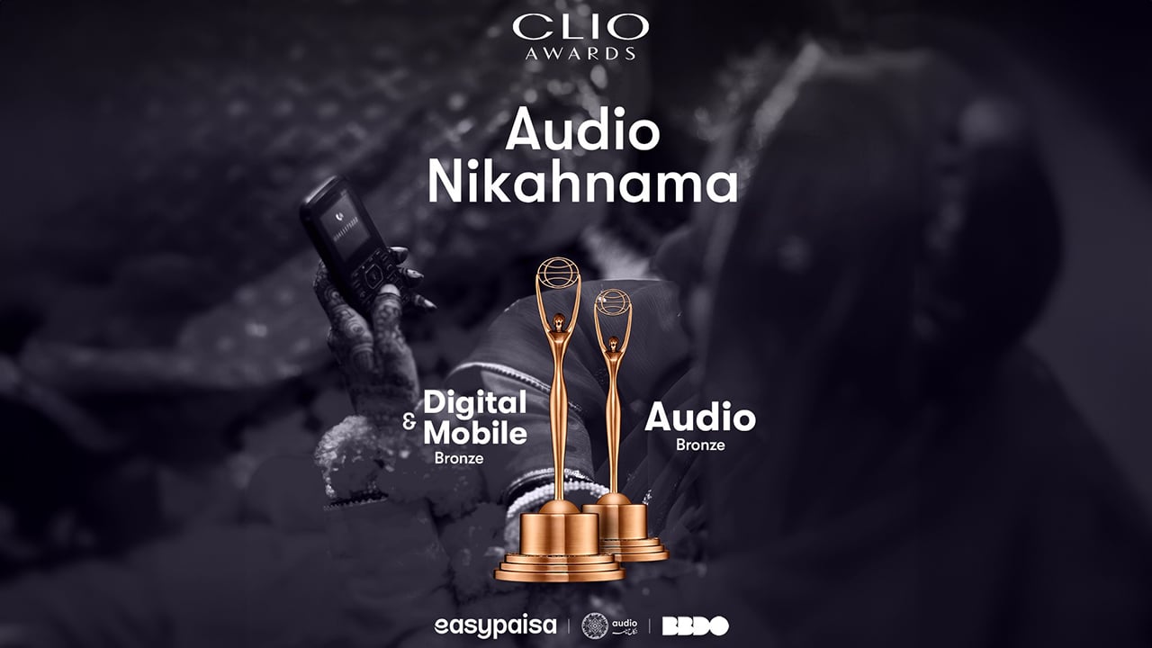 easypaisa’s ‘Audio Nikahnama’ Campaign Victorious at the Prestigious CLIO Awards