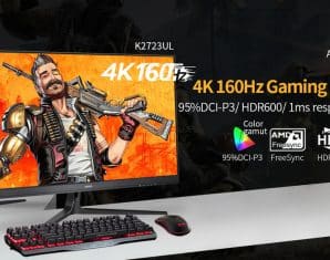 KOIOS Launches Highly Affordable 4K 160Hz Gaming Monitor with 1ms Delay
