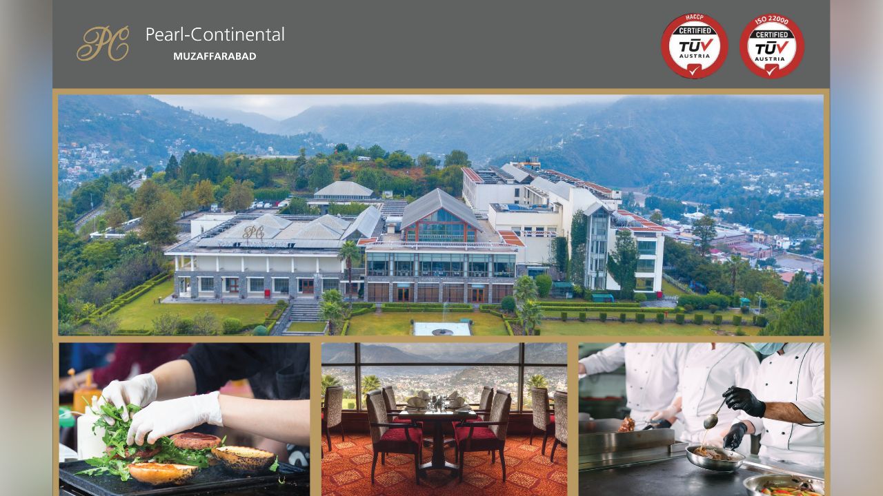 Pearl-Continental Hotel, Muzaffarabad Attains ISO-22000-2018 and HACCP Recertification for the Second Year Running
