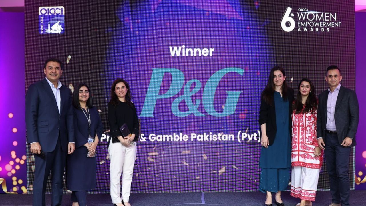 P&G Pakistan Takes Home Champion of 2023 Award at the 6th Annual OICCI Women Empowerment Awards