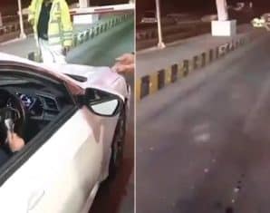 Female Driver Leaves The Country After Hitting Police Officer [Video]