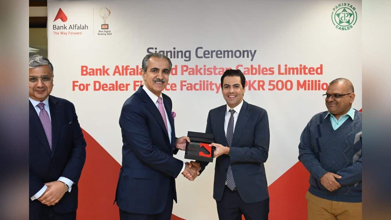 Bank Alfalah Limited and Pakistan Cables Limited Collaborate for Supply Chain Financing to Authorised Dealers