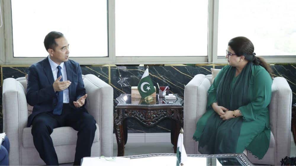 Zong 4G’s CEO Mr. Huo Junli Meets Minister of State for IT&T Ms. Shaza Fatima to Discuss the Future of Telecom in Pakistan