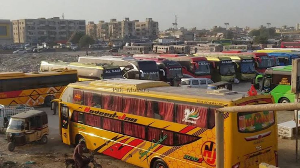 Illegal Bus Stops to be Relocated Outside Karachi
