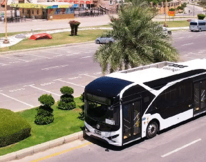 electric bus service Karachi