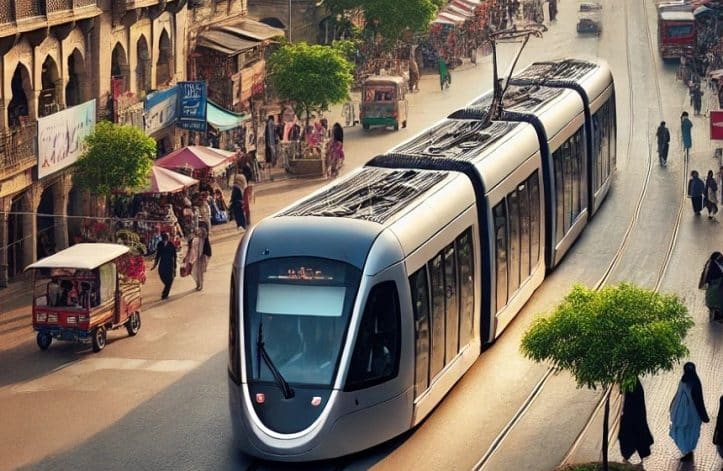 Tram Route In Lahore