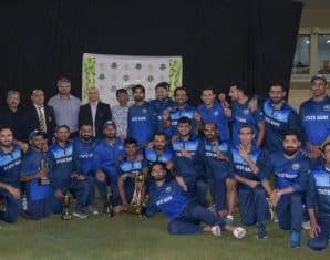 SBP with the Presidents cup trophy
