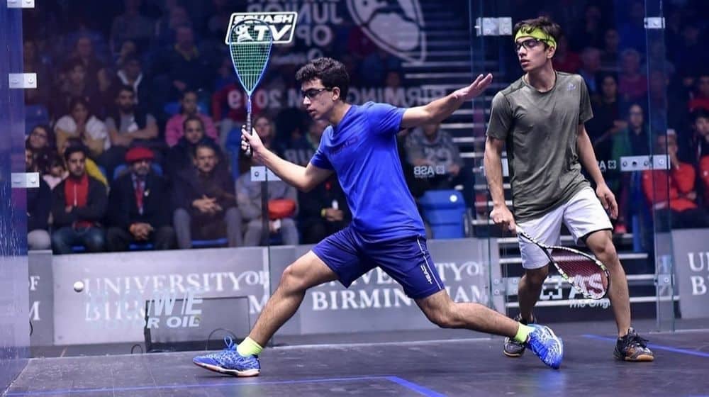 Pakistan players at the British Junior Open