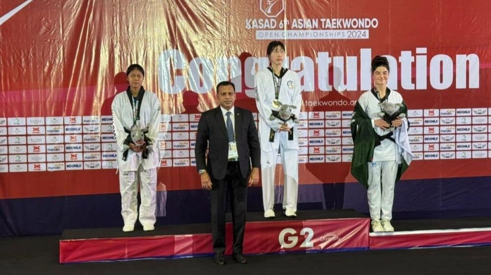 Maleeha Ali at the Asian Open Taekwondo Championship