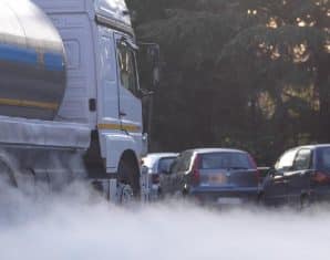 smoke emitting vehicle