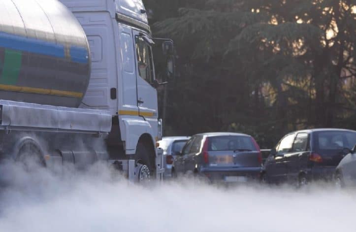 smoke emitting vehicle