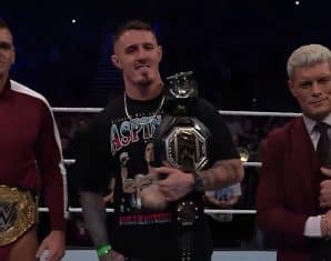 ufc wwe tom aspinall cody rhodes gunther