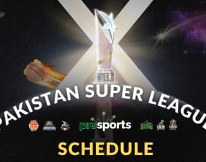 PSL 10 Schedule