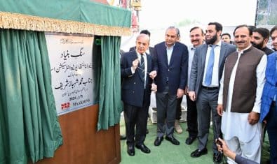 PM Shehbaz inaugurates two major road projects in Islamabad.