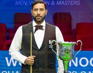 Muhammad Asif with IBSF Championship