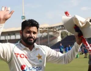Azhar Ali during his retirement test