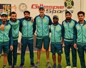 Pakistan Cricketers at Jason Gillespie's Renowned Academy