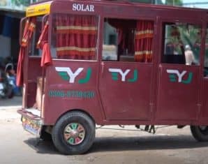 solar rickshaw