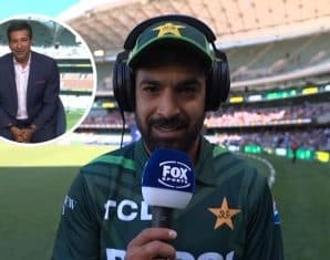 Haris Rauf was interviewed by FOX Cricket