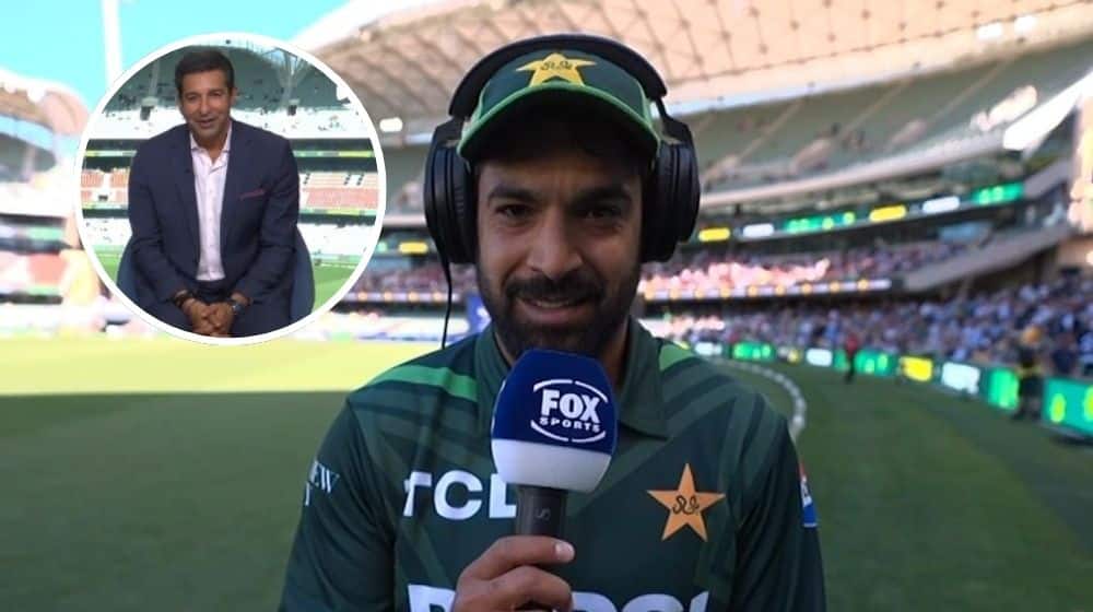 Haris Rauf was interviewed by FOX Cricket