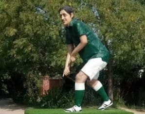 Olympian Samiullah Khan's Statue Fence Stolen Again